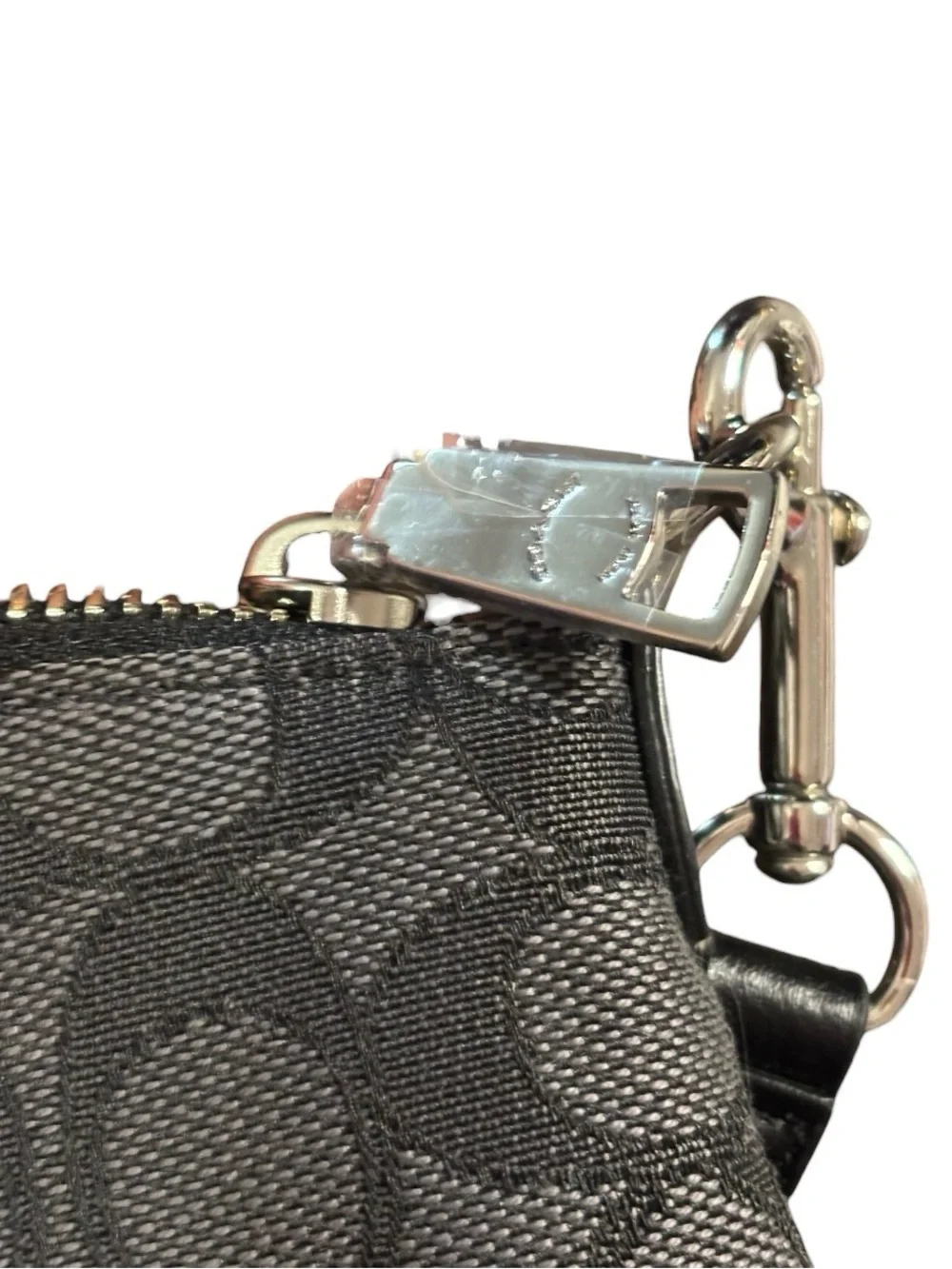 Coach NWOT Signature Small Kelsey Satchel in Black Smoke
